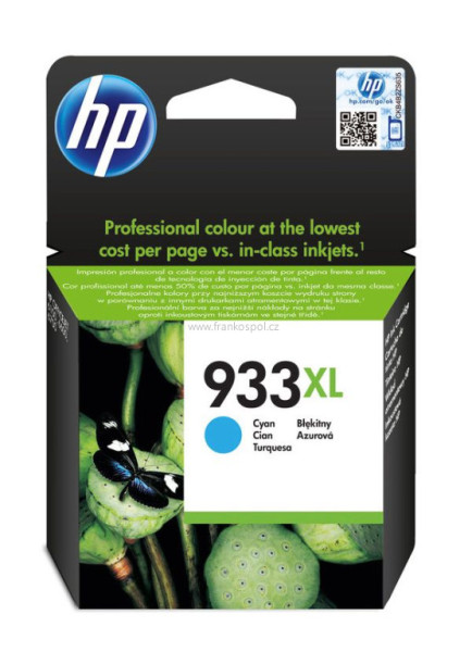 Cartridge HP CN054AE Cyan, originální