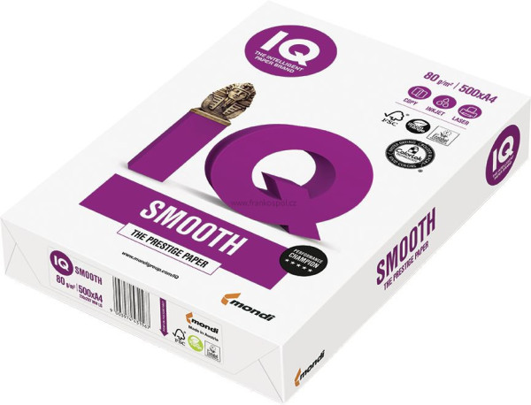 Xerografický papír IQ SMOOTH, 80g, A4