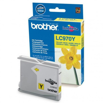 Cartridge BROTHER LC-970Y Yellow, originální