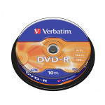 DVD-R Verbatim AZO Matt Silver 4.7GB 16x, cake box 10 ks