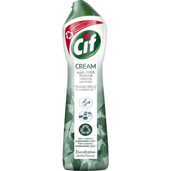 Krém CIF cream Green tekutý písek, 500 ml