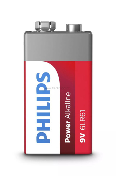 Baterie PHILIPS POWERLIFE 9V, 1ks