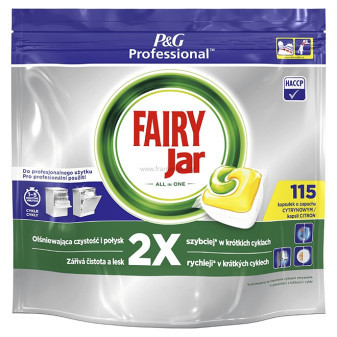 JAR Professional All in One kapsle do myčky, 115 ks