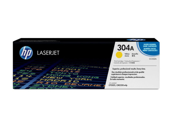 Toner HP CC532A Yellow, originální