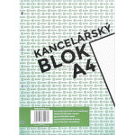 Kancelářský blok BOBO s děrováním, A4, čtverečkovaný