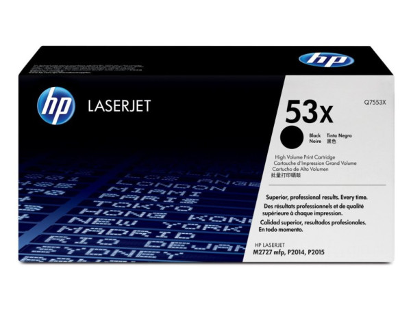 Toner HP Q7553X Black, originální