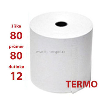 Termo pokladní kotouček 80/80/12