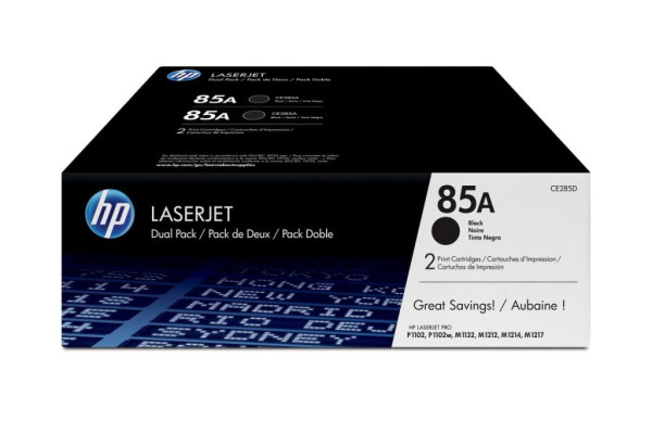 Toner HP CE285AD Black dual pack, originální