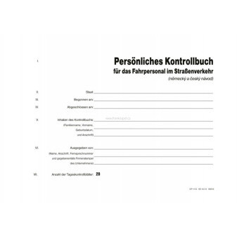 Kontrollbuch A5