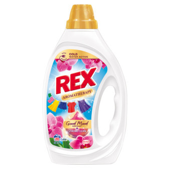 REX gel na praní, 20 PD, 900 ml