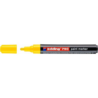 Lakový popisovač EDDING 790, 2-3 mm, žlutý