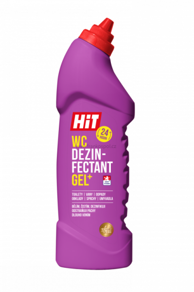 WC HIT dezinfectant gel, tekutý čistič, 750 g