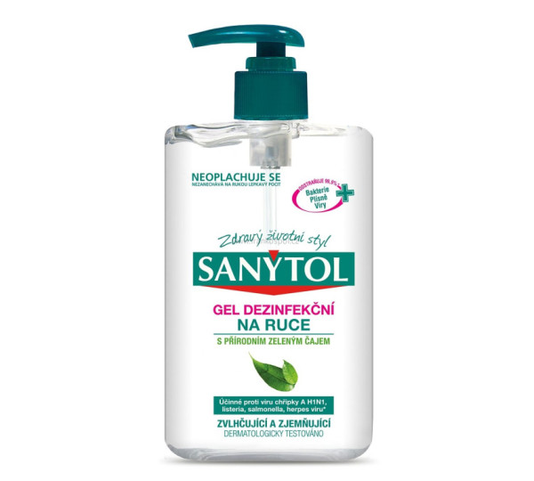 SANYTOL dezinfekční gel na ruce, 250 ml