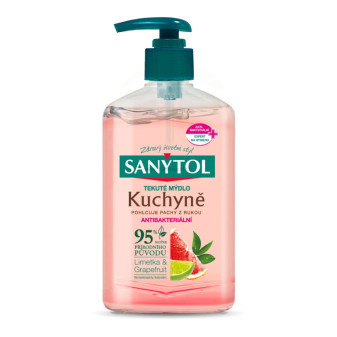 SANYTOL tekuté antibakteriální mýdlo, 250 ml, kuchyně