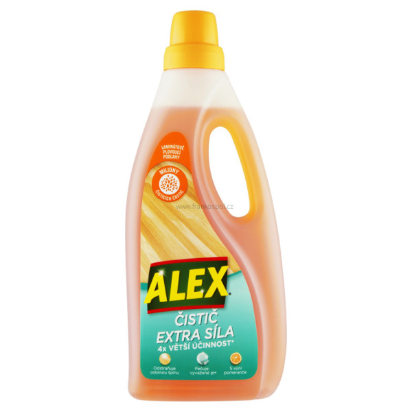 ALEX čistič extra síla, na laminát, 750 ml