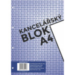 Kancelářský blok BOBO s děrováním, A4, čistý