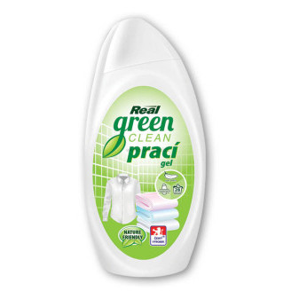 REAL green clean, prací gel, 1 l