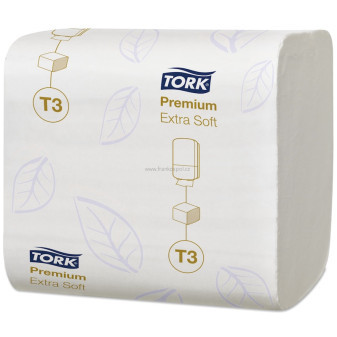 Toaletní papír TORK T3 Premium, skládaný, 30 x 252 útržků