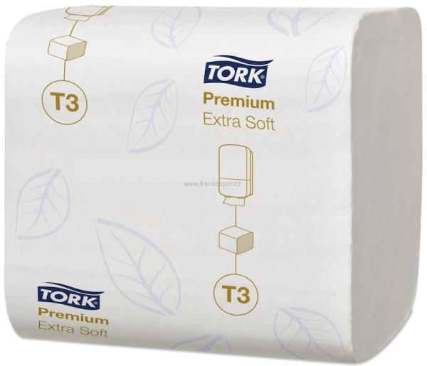 Toaletní papír TORK T3 Premium, skládaný, 30 x 252 útržků