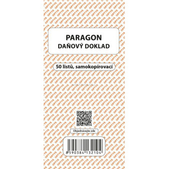 Obchodní paragon, samopropisovací, 50 listů