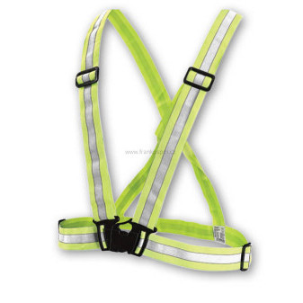 Kříž CROSS BELT reflexní žlutý