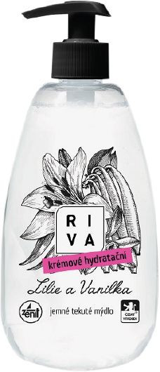 Mýdlo tekuté RIVA creme hydration s pumpičkou, 500 g