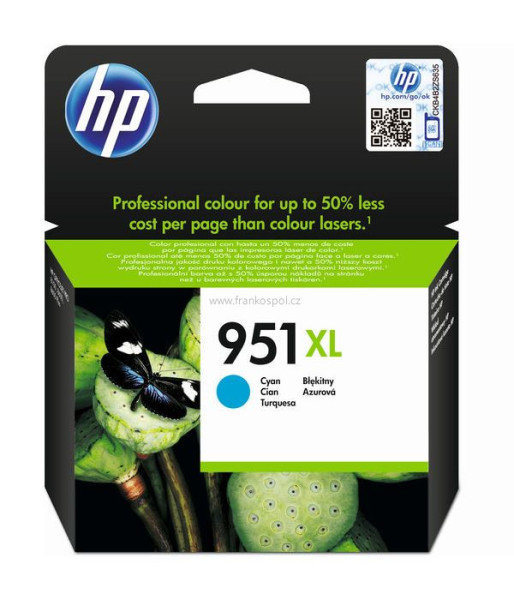 Cartridge HP CN046AE Cyan, originální