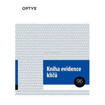 Kniha evidence klíčů, A4, 96 listů