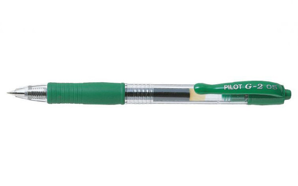 Pero gelové PILOT 2605 BL-G2-5 roller, zelené