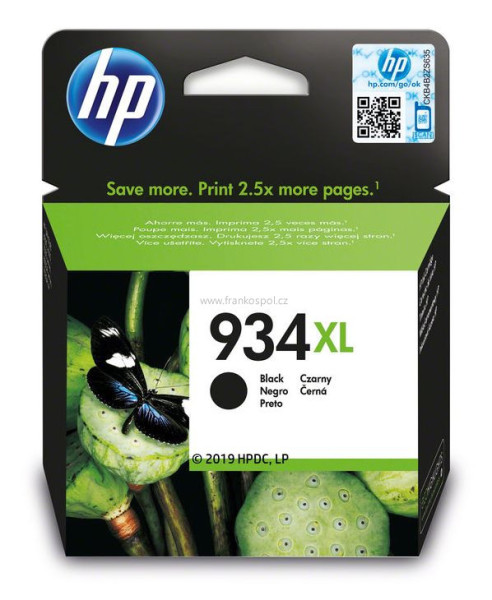 Cartridge HP C2P23AE Black, originální