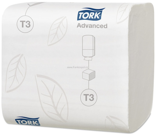 Toaletní papír TORK T3 Advanced, skládaný, 36 x 252 útržků