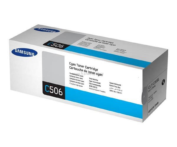 Toner SAMSUNG CLT-C506L Cyan, originální