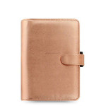 Diář FILOFAX Saffiano Metallic, osobní, rose gold