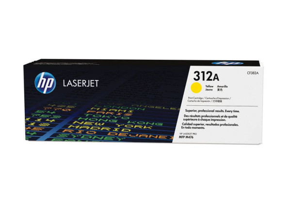 Toner HP CF382A Yellow, originální