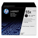 Toner HP CE255XD Black duo pack, originální