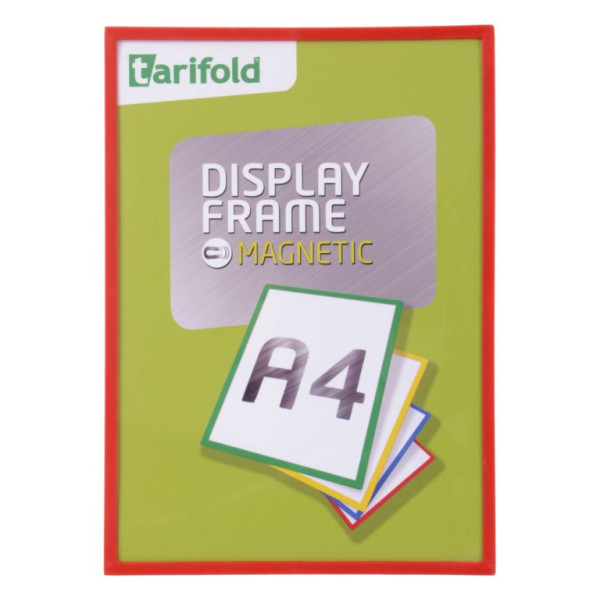 Magnetický rámeček TARIFOLD Display Frame, A4, červený