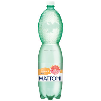 Minerální voda MATTONI Grapefruit, perlivá, 6 x 1,5 l