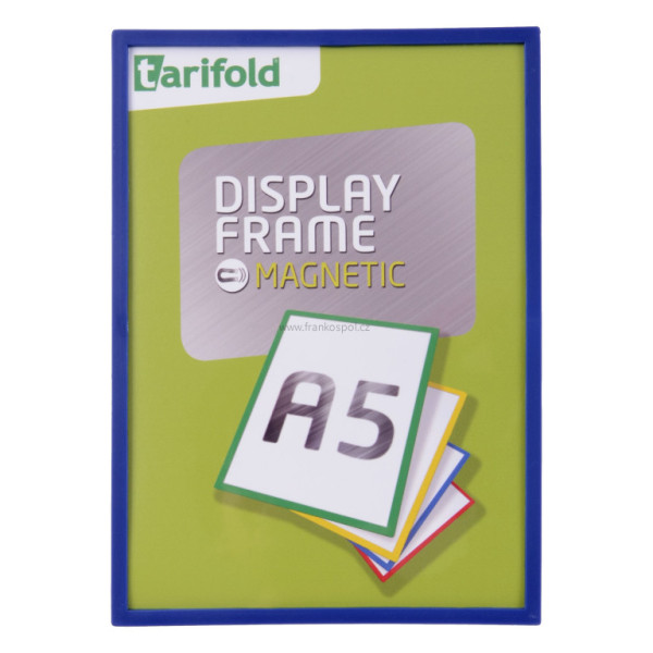 Magnetický rámeček TARIFOLD Display Frame, A5, modrý