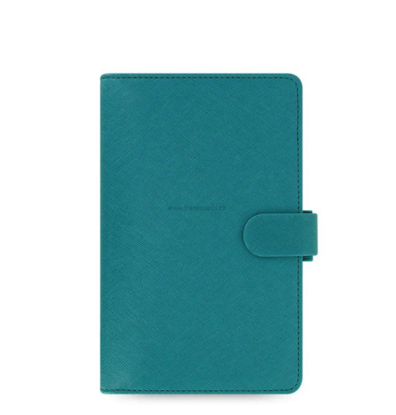 Diář FILOFAX Saffiano, osobní compact, akvamarínový