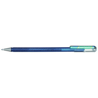 Pero gel PENTEL K110 1mm, blue+metallic green