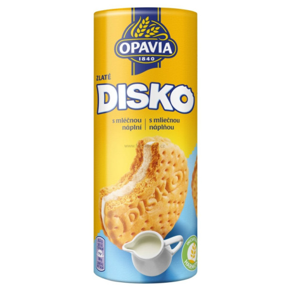 DISKO sušenky s mléčnou náplní