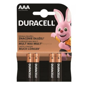 Baterie DURACELL Basic AAA, 4 ks