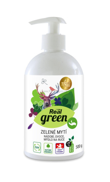 REAL green clean na nádobí+mýdlo na ruce 500g