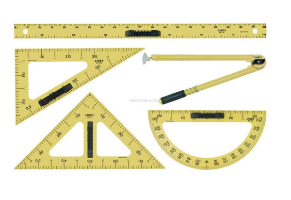 Rýsovací sada na tabule LINEX