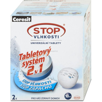 CERESIT Stop vlhkosti náhradní tablety PEARL 2v1, neutral