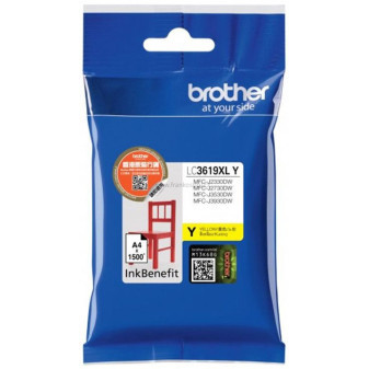 Cartridge BROTHER LC-3619XLY Yellow, originální