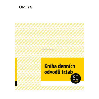 Kniha denních odvodů tržeb, A4, 52 listů