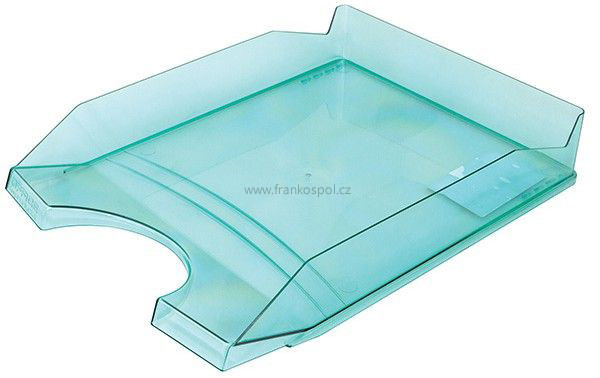 Zásuvka na spisy OFFICE Products, transparentní zelená