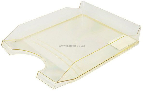 Zásuvka na spisy OFFICE Products, transparentní žlutá