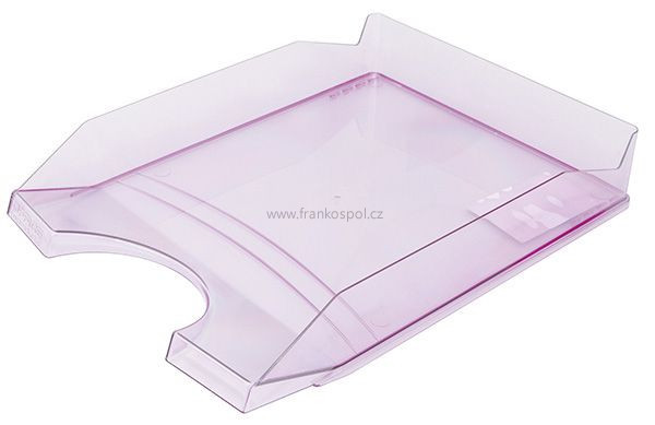 Zásuvka na spisy OFFICE Products, transparentní fialová